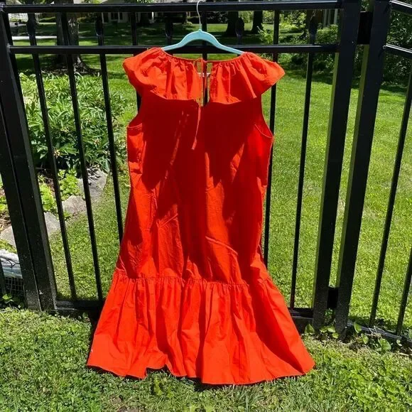 Anthropologie WHIT TWO Flouncy Ruffle Midi Dress NWT - Picture 5 of 9